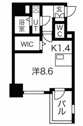 プレサンス上町台リベルテの物件間取画像